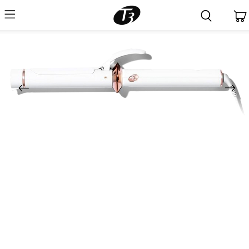 Curling iron. T3 Ceramic used iron.